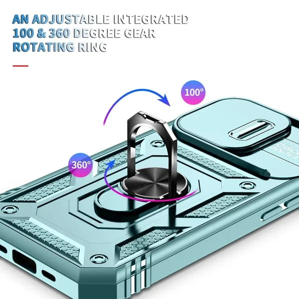 (Summer Hot Sale Now-40% OFF)Magnetic Car Finger Ring 3-in-1 Phone Case