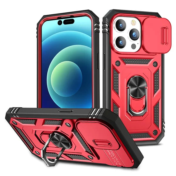 (Summer Hot Sale Now-40% OFF)Magnetic Car Finger Ring 3-in-1 Phone Case