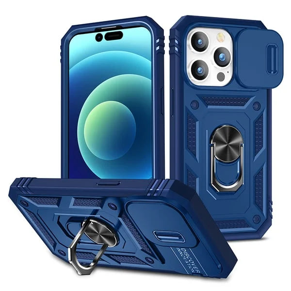 (Summer Hot Sale Now-40% OFF)Magnetic Car Finger Ring 3-in-1 Phone Case