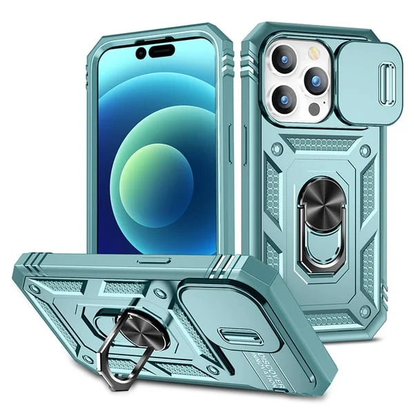 （Summer Hot Sale Now-40% OFF）Magnetic Car Finger Ring 3-in-1 Phone Case