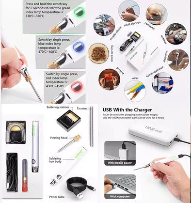 portable soldering iron