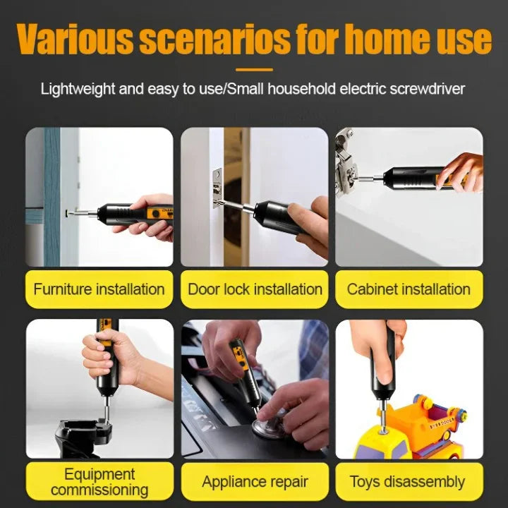 MJAA™--Portable Home Use Electric Screwdriver Set