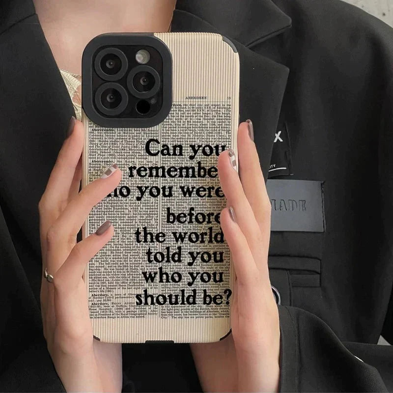 Inspiring Quote Phone Case