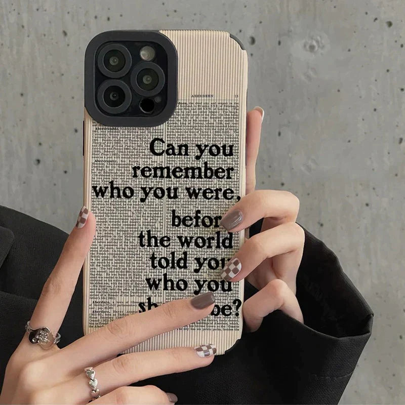 Inspiring Quote Phone Case